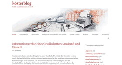 Desktop Screenshot of koesterblog.com